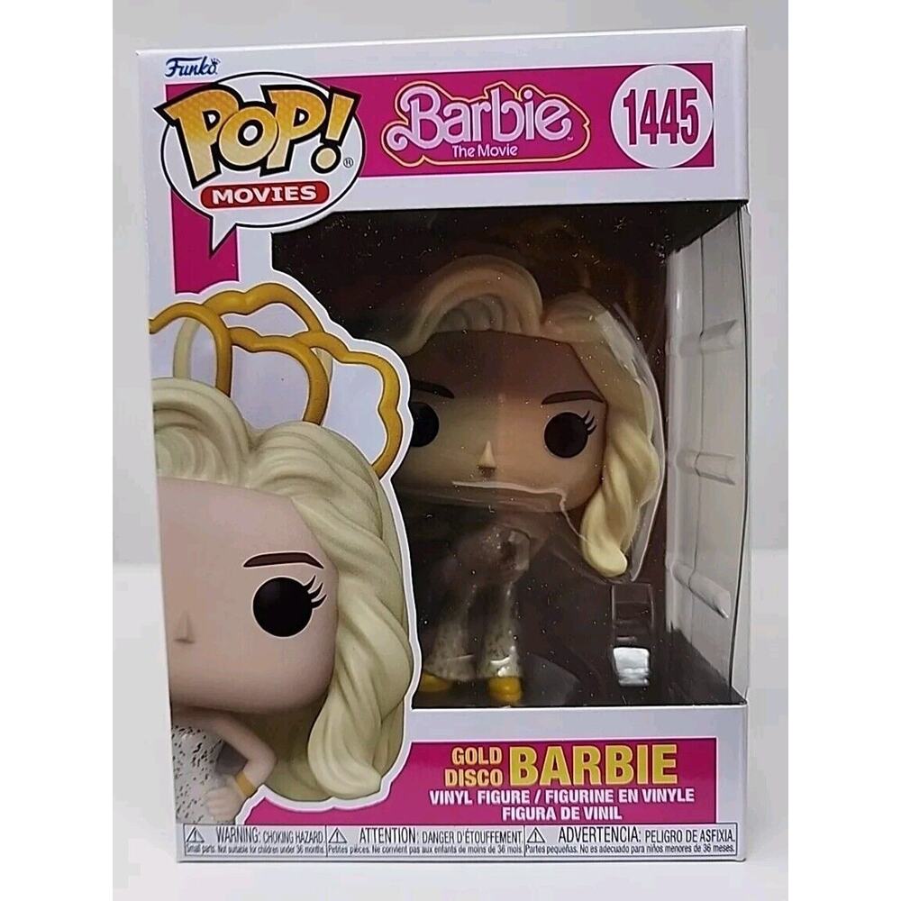 Funko Pop! The Barbie‎ Movie Gold Disco Barbie # 1445 F41
